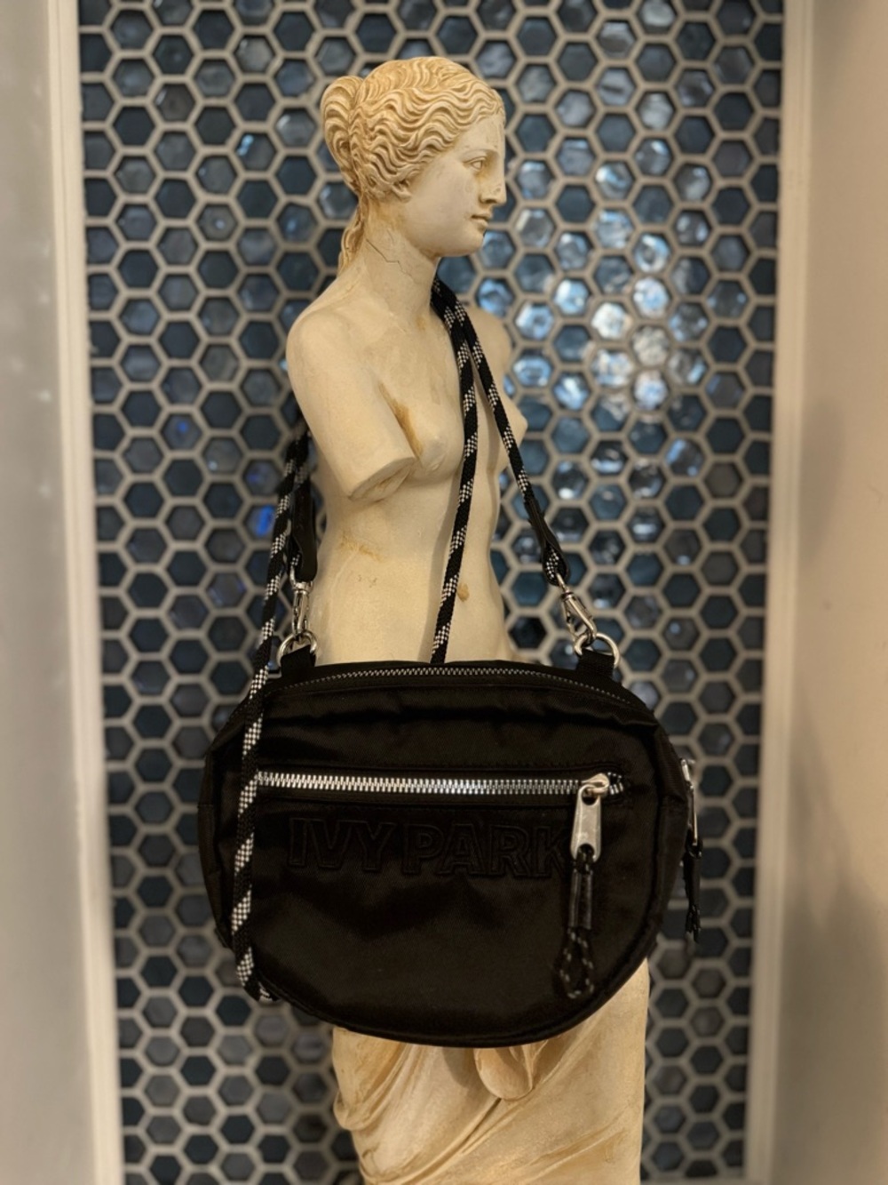 IVY PARK Black Crossbody with removable Contrast Strap